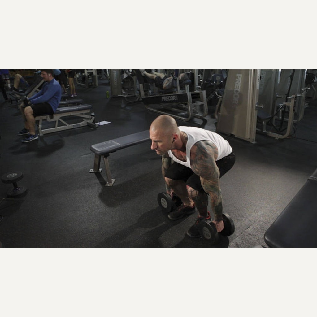 Dumbbell Clean movement guide preview